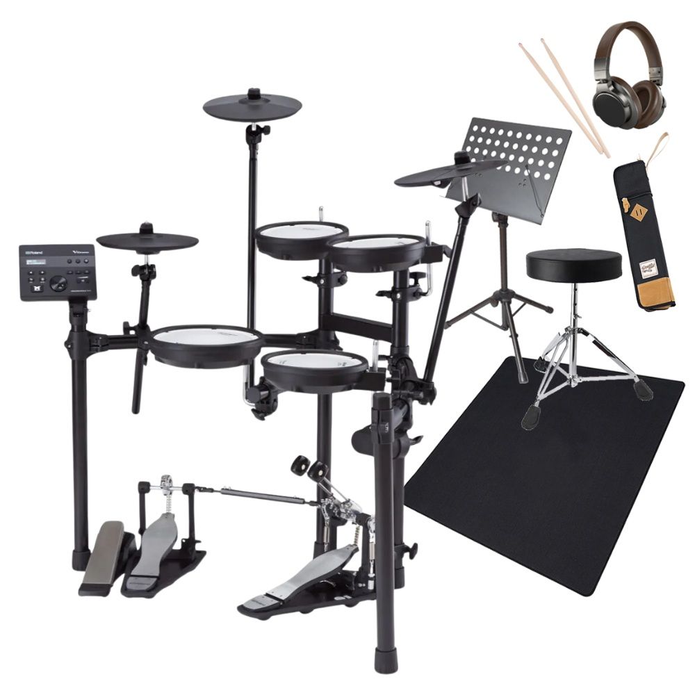 Roland 樂蘭 TD-07DMK 電子鼓+進階配套組3選1 (原廠公司貨 商品保固二年)