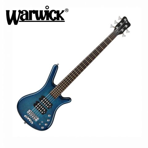 Warwick Teambuilt Pro Series Corvette $$ 5 五弦電貝斯 漸層藍色