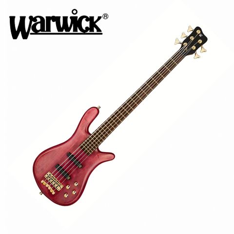 Warwick Teambuilt Pro Series Streamer LX 5 五弦電貝斯 漸層紅色