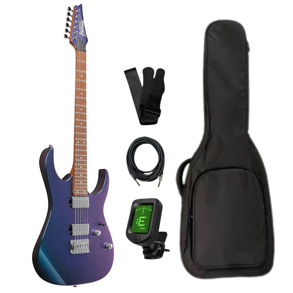 Ibanez GRG121SP-BMC 電吉他+新手超值組 金屬藍 (原廠公司貨)