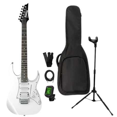 Ibanez Ibanez GRG140-WH 電吉他+琴架豪華組 白 (原廠公司貨)