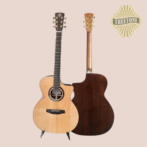 【TRUETONE】GR-6CSS 雲杉木單板 玫瑰木背側板 木吉他 贈送原廠琴袋、彈片、調音器 原廠公司貨