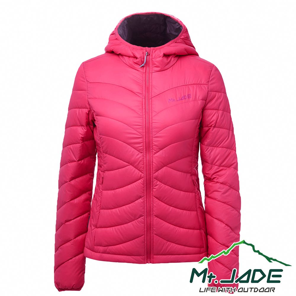 Mt. Jade Mt.JADE 女款 GlieseHoody HeliXoft 智慧羽絨外套 休閒穿搭/輕量機能- 玫瑰紅/優雅紫