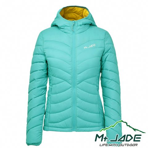 Mt. Jade Mt.JADE 女款 GlieseHoody HeliXoft 智慧羽絨外套 休閒穿搭/輕量機能- 蒂芬綠/暖陽黃