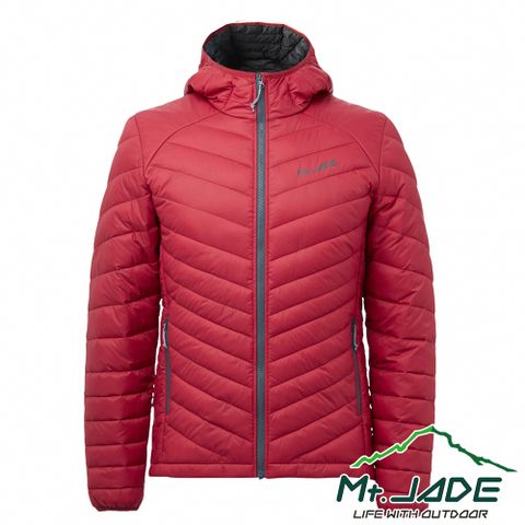 Mt.JADE 男款 KeplerHoody Helixoft智慧羽絨外套 休閒穿搭/輕量機能-幕紅/低調灰