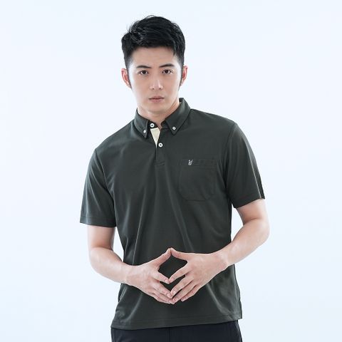 遊遍天下 男款抗UV防曬吸濕排汗速乾機能POLO衫(GS1041)