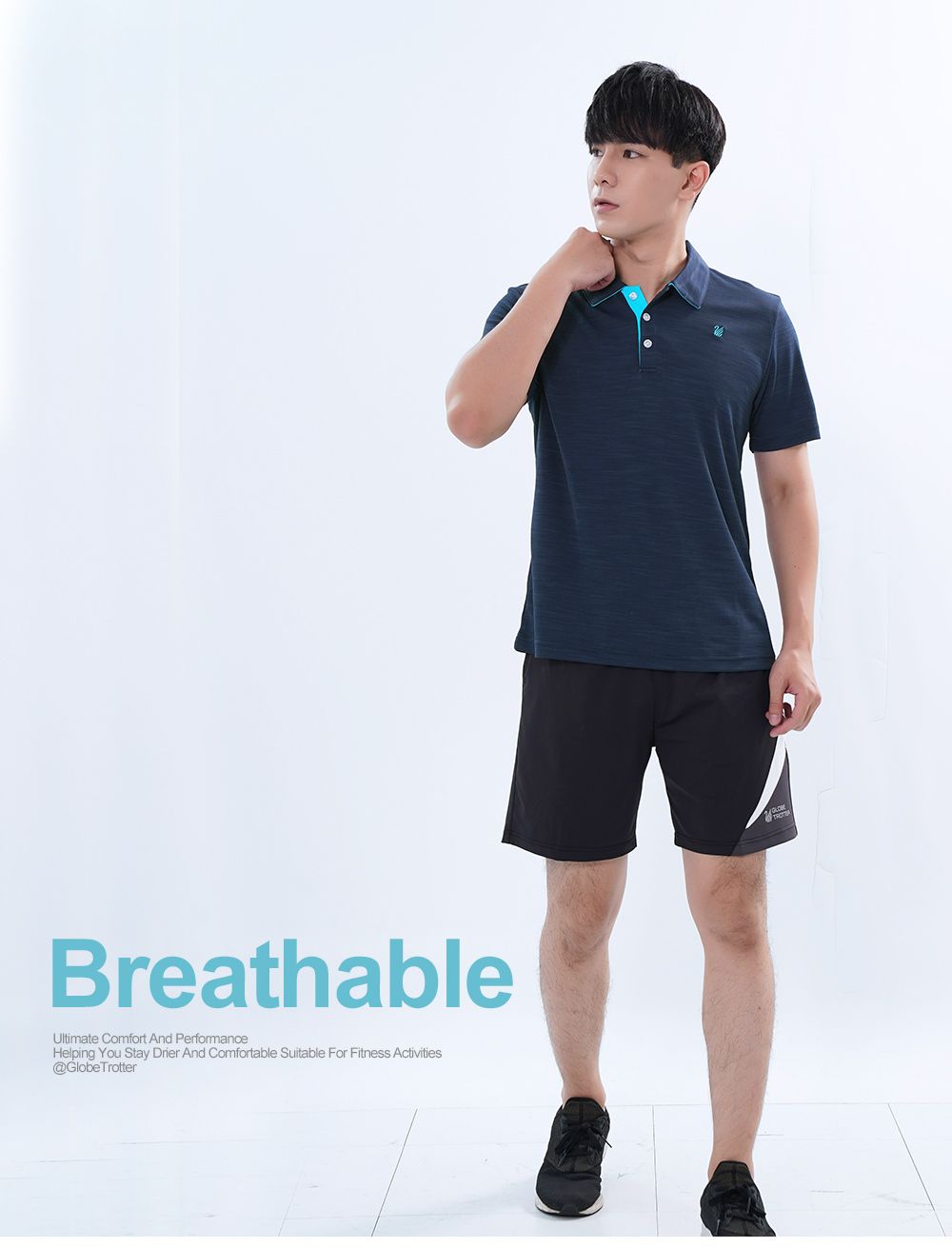 BreathableUltimate Comfort And PerformanceHelping You Stay Drier And Comfortable Suitable For Fitness Activities@Globe Trotter