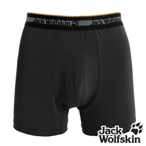 【Jack Wolfskin 飛狼 】男 抗菌銅纖維透氣親膚內褲『黑』