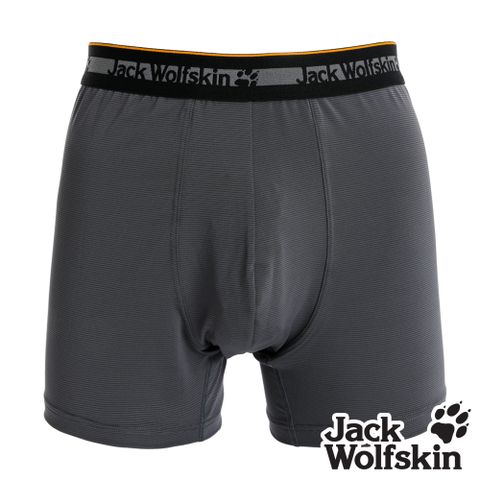【Jack Wolfskin 飛狼 】男 抗菌銅纖維透氣親膚內褲『灰』