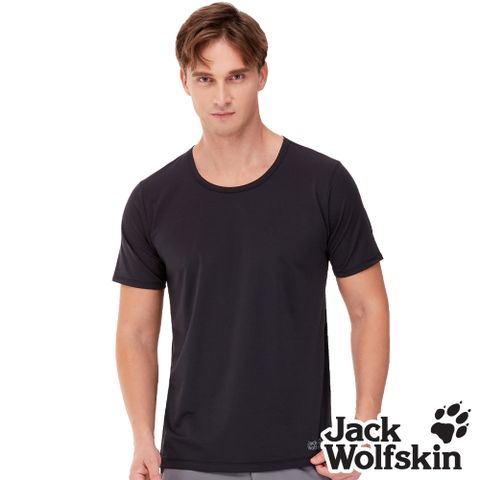 【Jack Wolfskin 飛狼 】男 抗菌銅纖維透氣排汗內衣 T恤『黑』