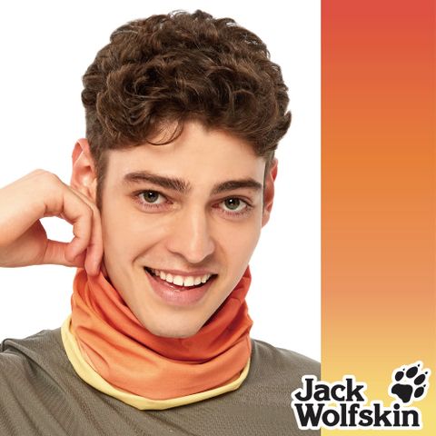 【Jack wolfskin 飛狼】Coolmax 吸濕排汗百變魔術頭巾『夏日』