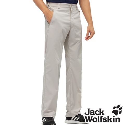【Jack Wolfskin 飛狼 】男 俐落剪裁休閒長褲 登山褲『黑色』