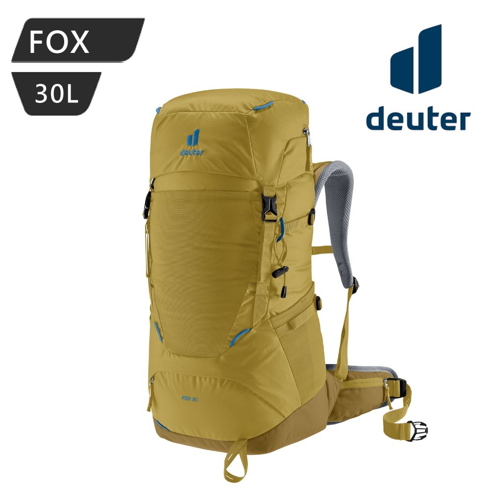 Deuter FOX 拔熱透氣背包3611122 藍色 / 30+4L