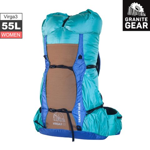 Granite Gear 50022 Virga3 55 女用登山健行背包 / 4034 藍綠色-紫藍 (S-38-46cm)
