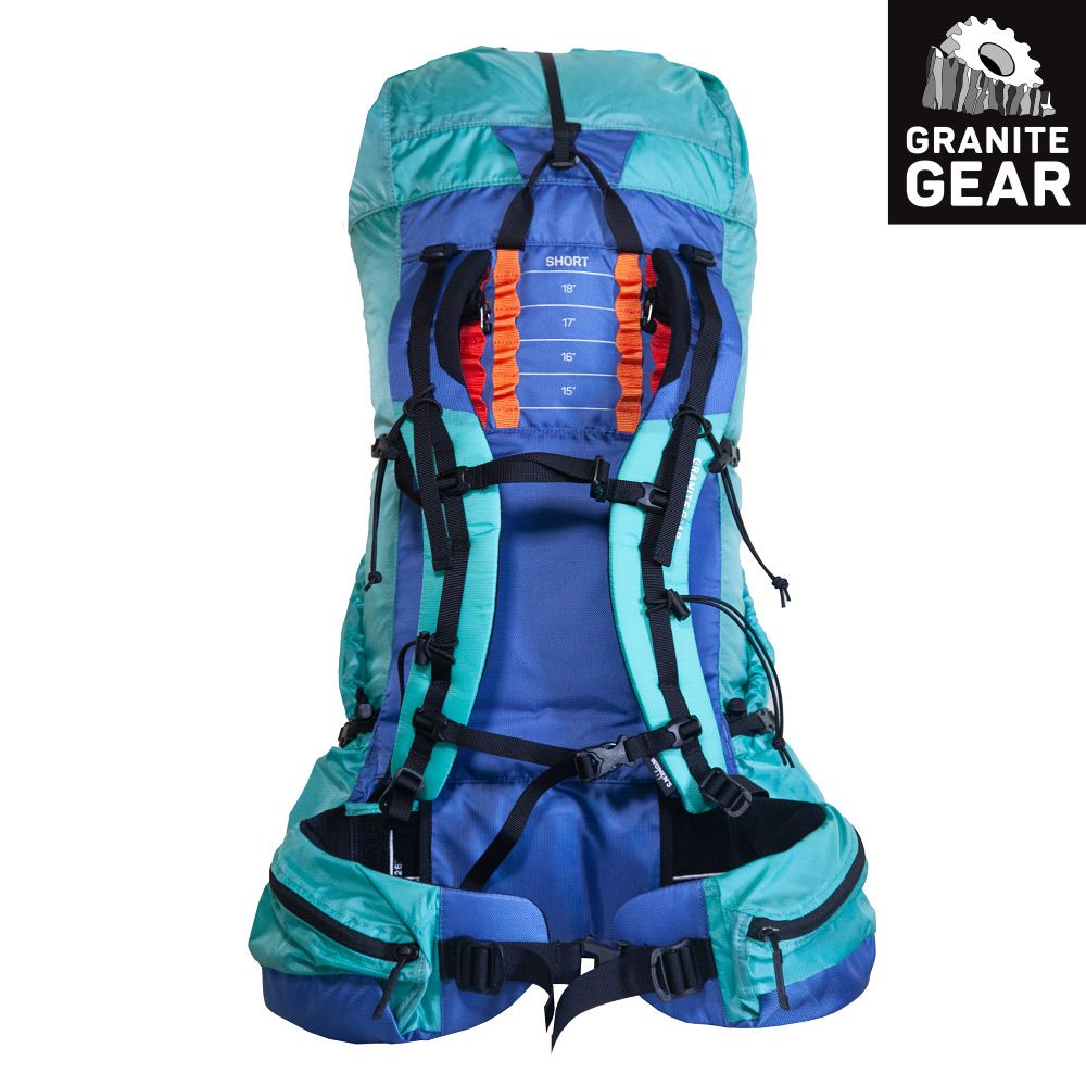 GRANITE GEAR  50022 Virga3 55 女用登山健行背包 / 4034 藍綠色-紫藍 (S-38-46cm)