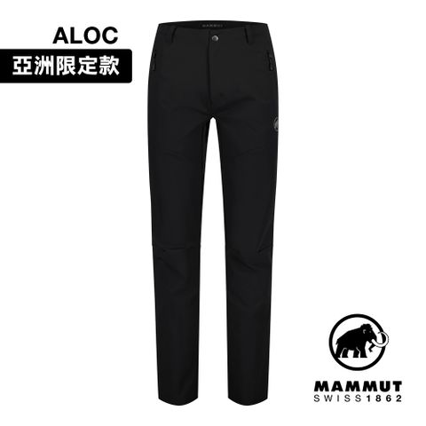 MAMMUT 長毛象 Trekkers 3.0 Pants AF Men 健行防潑水長褲 黑色 男款 #1021-00800