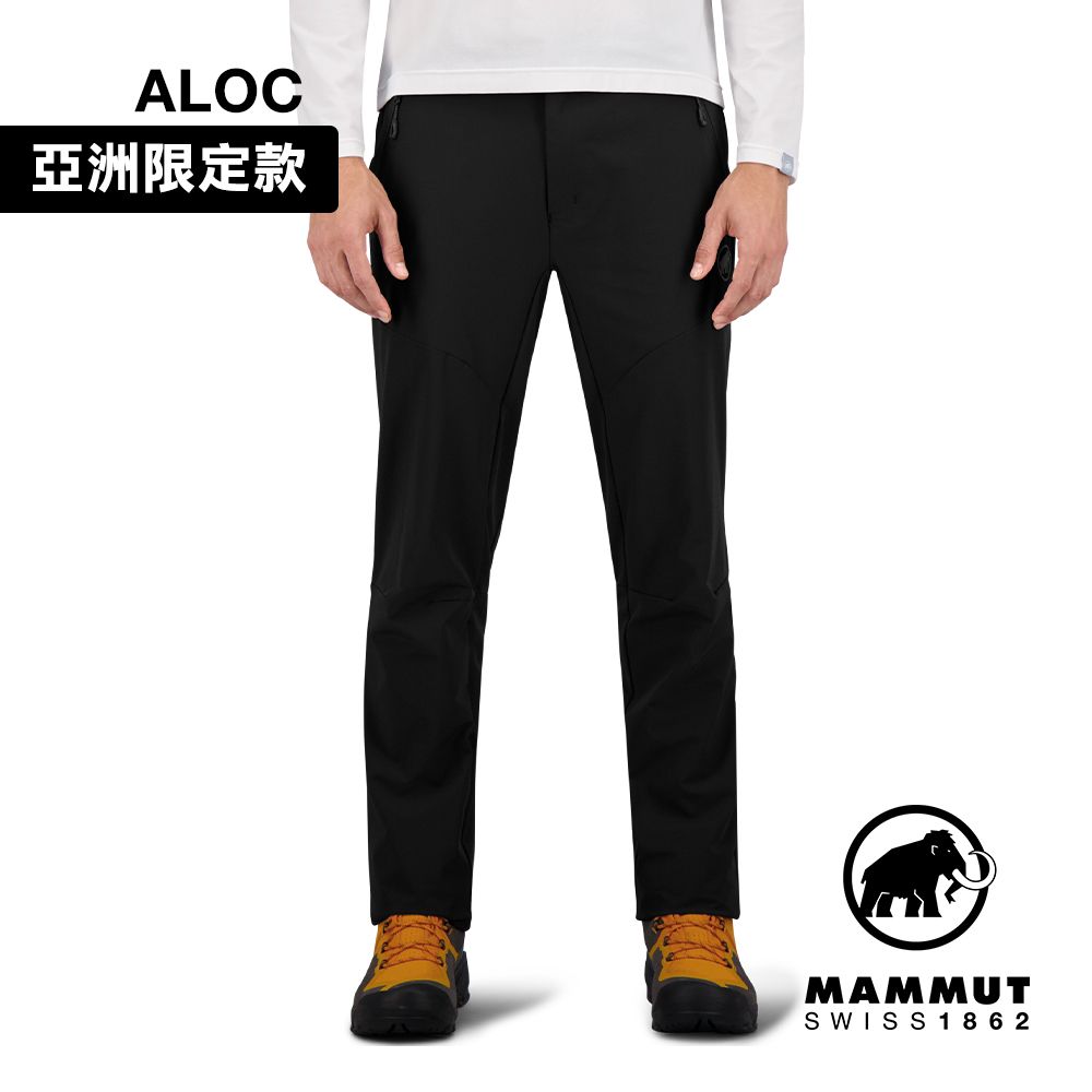 MAMMUT 長毛象 Trekkers 3.0 Pants AF Men 健行防潑水長褲 黑色 男款 #1021-00800