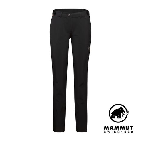 【Mammut 長毛象】Runbold Pants W 耐磨彈性機能長褲 黑色 女款 #1022-01680