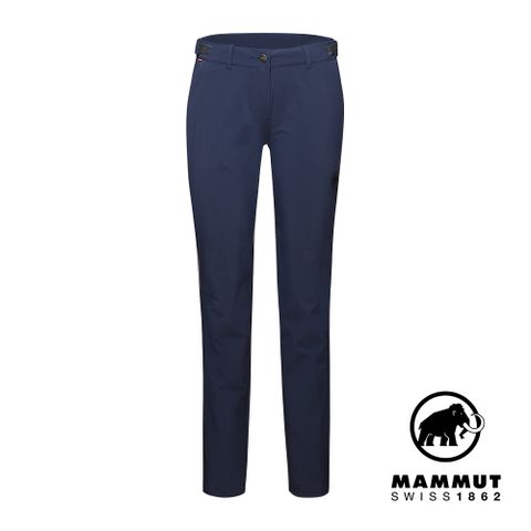 【Mammut 長毛象】Runbold Pants W 耐磨彈性機能長褲 海洋藍 女款 #1022-01680