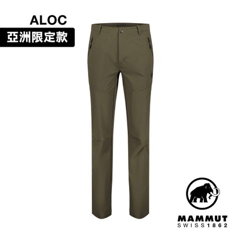 MAMMUT 長毛象 Trekkers 3.0 Pants AF Men 健行防潑水長褲 綠鬣蜥 男款 #1021-00800