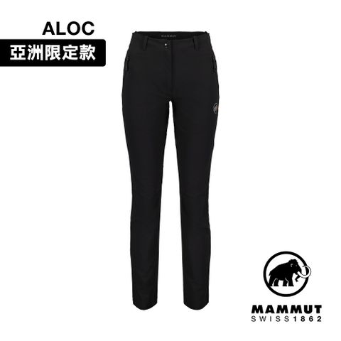 MAMMUT 長毛象 Trekkers 3.0 Pants AF Women 健行防潑水長褲 黑色 女款 #1021-00810