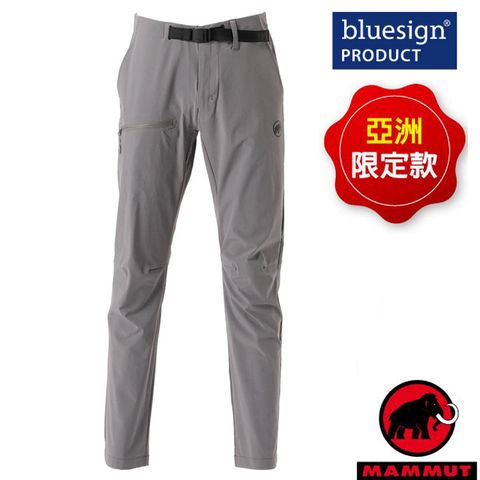 【MAMMUT 長毛象】男AEGILITY Slim Pants AF 機能彈性透氣快乾健行褲/1022-00272-0051 鈦金灰