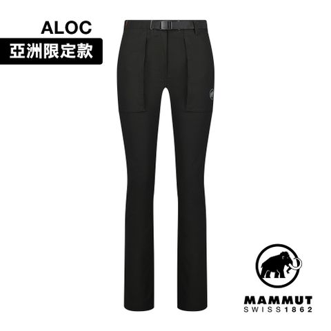 MAMMUT 長毛象 Mountain Tough Pants AF W 日系大口袋健行長褲 黑色 女款 #1022-02060