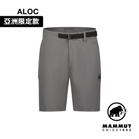 MAMMUT 長毛象 Trekkers 3.0 Shorts AF Men 健行防潑水短褲 鋼鐵灰 男款 #1023-00473