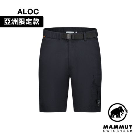 【Mammut 長毛象】Hiking Cargo Shorts AF Men 日系經典工作短褲 黑色 男款 #1023-00900