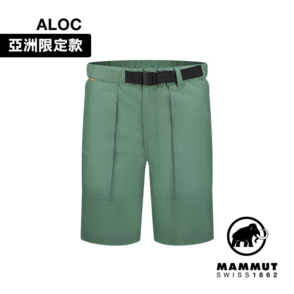 MAMMUT 長毛象 Hiking Cargo Shorts AF W 日系經典工作短褲 玉石綠 女款 #1023-00910