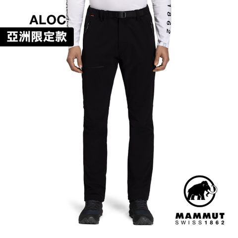 【Mammut 長毛象】Yadkin 2.0 SO Pants AF Men 日系彈性登山長褲 黑色 男款 #1021-01230