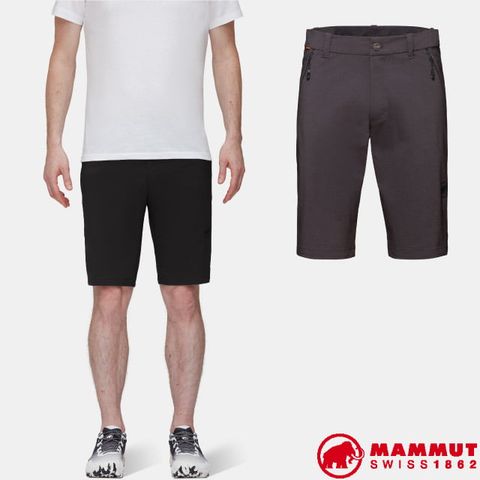 MAMMUT 長毛象 男 Hiking Shorts Men 輕量健行短褲/休閒褲/登山健行.涼爽休閒/1023-00121-00150 幻影黑