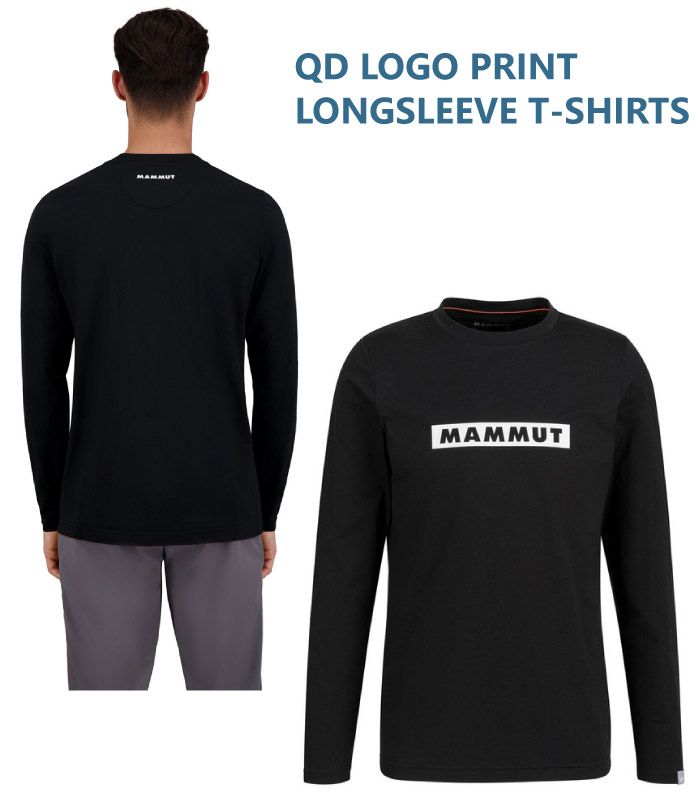 MAMMUTQD LOGO PRINTLONGSLEEVE T-SHIRTSMAMMUT