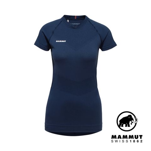 MAMMUT 長毛象 Trift T-Shirt W 羊毛混紡短袖排汗衣 女款 海洋藍 #1017-03490