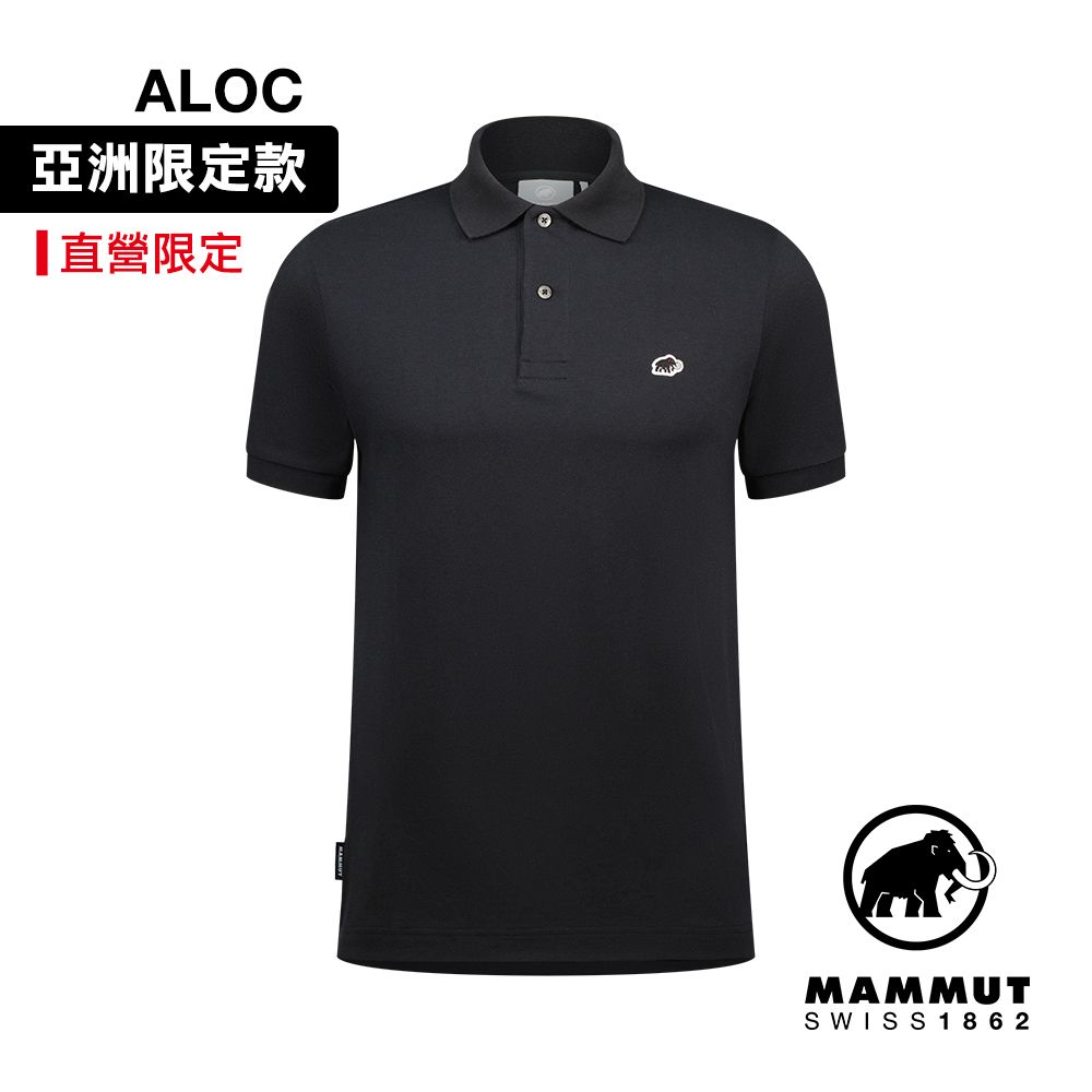 MAMMUT 長毛象 Matrix Polo Shirt AF Men 日系輕量快乾Polo衫 黑PRT1 男款 #1017-00402