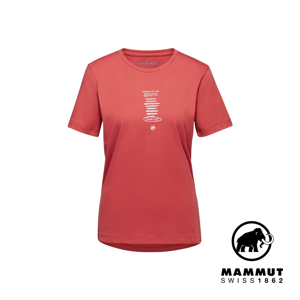 MAMMUT 長毛象  Core T-Shirt Women Every Day 機能短袖T恤 陶紅 女款 #1017-03901