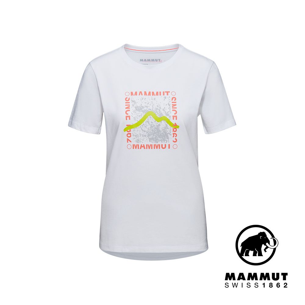 MAMMUT 長毛象  Core T-Shirt Women Emblem 機能短袖T恤 白色 女款 #1017-05070