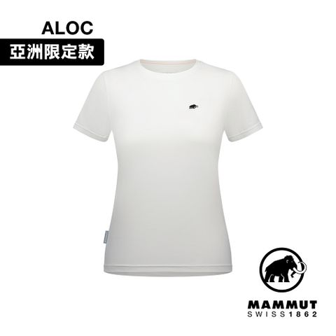 MAMMUT 長毛象 Essential T-Shirt AF W 防曬短袖T恤 女款 白PRT1 #1017-05090