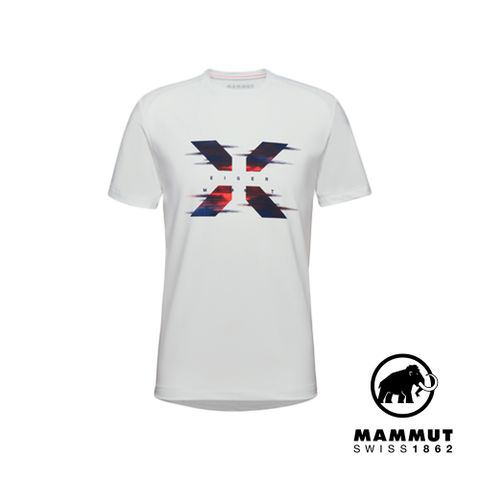 MAMMUT 長毛象 Trovat T-Shirt Light Fader Men 防曬機能短袖T恤 白色 男款 #1017-09865