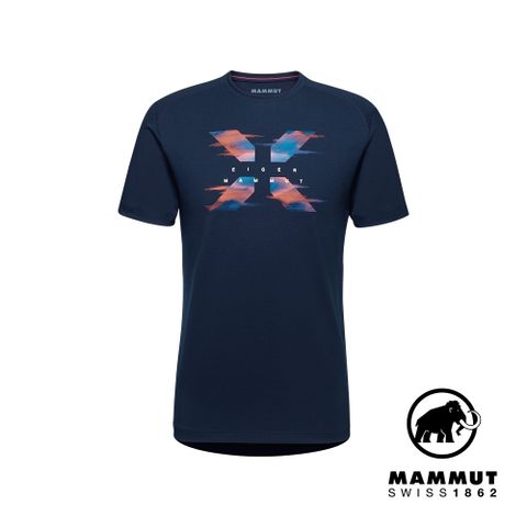 MAMMUT 長毛象 Trovat T-Shirt Light Fader Men 防曬機能短袖T恤 夜藍 男款 #1017-09865