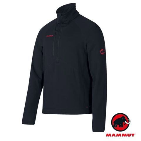 MAMMUT 長毛象 Aconcagua Pull 專業級 男 超強抗磨快乾彈性保暖上衣/1040-01260-0001 黑