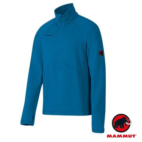 MAMMUT 長毛象 Aconcagua Pull 專業級 男 超強抗磨快乾彈性保暖上衣/1040-01260-5611 藍