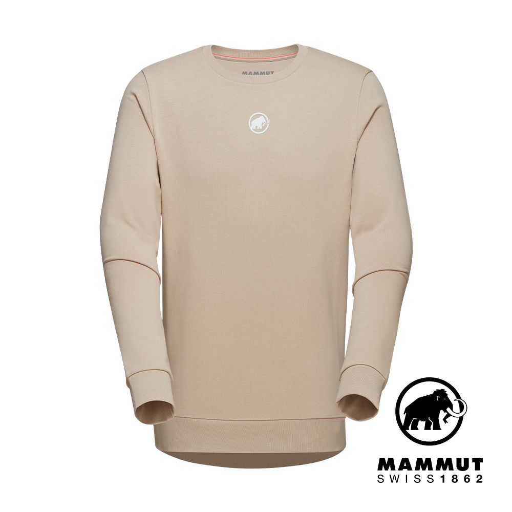 MAMMUT 長毛象  Core ML CrewNeck Original 機能休閒長袖T恤 男款 薩凡納褐 #1014-04041