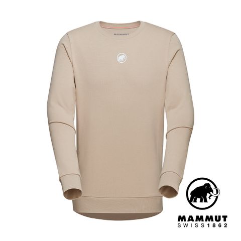 MAMMUT 長毛象 Core ML CrewNeck Original 機能休閒長袖T恤 男款 薩凡納褐 #1014-04041