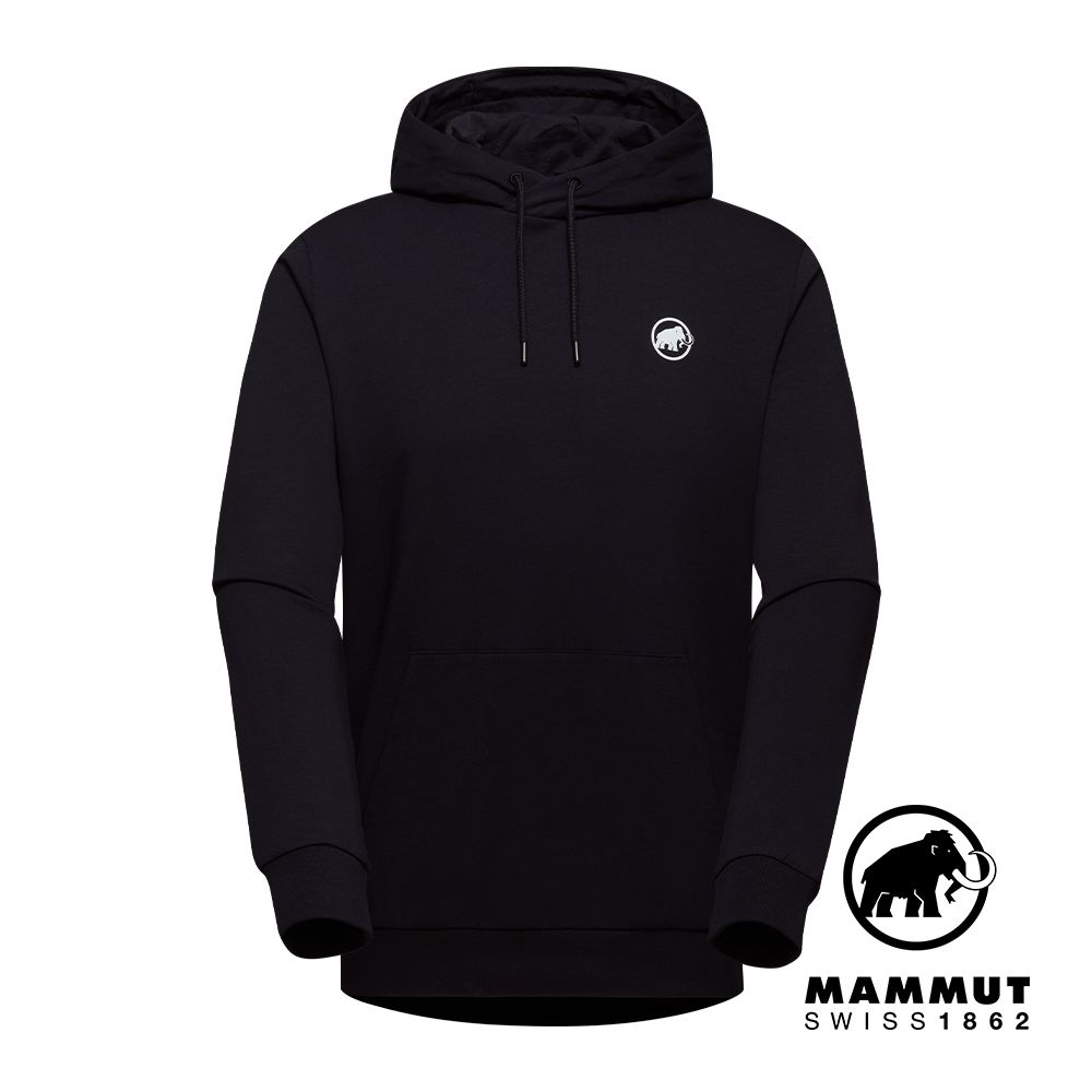 MAMMUT 長毛象  ML Hoody Men Original 機能休閒長袖帽T 男款 黑色 #1014-05320