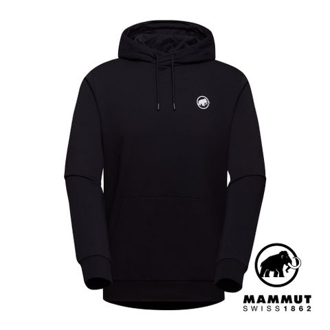 MAMMUT 長毛象 ML Hoody Men Original 機能休閒長袖帽T 男款 黑色 #1014-05320