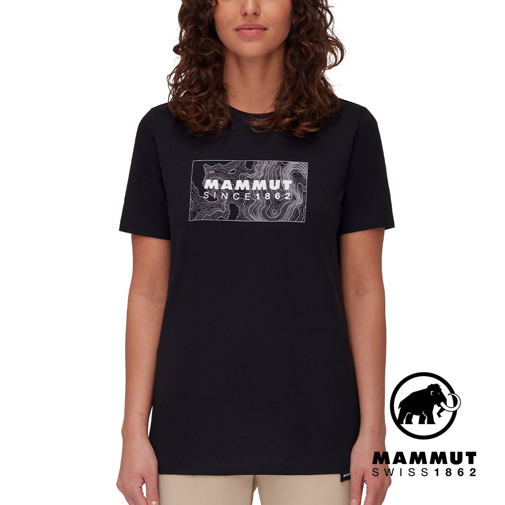 MAMMUT 長毛象  Core T-Shirt W Unexplored 機能短袖T恤 女款 黑色 #1017-04083