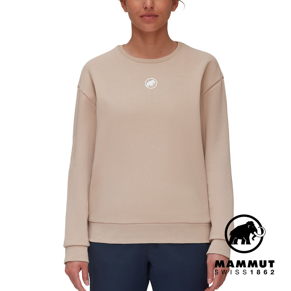 MAMMUT 長毛象  Core ML Crew Neck Original 長袖T恤 女款 薩凡納褐 #1014-04071