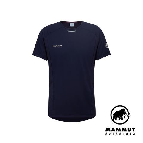 【Mammut 長毛象】Aenergy FL T-Shirt Men 機能輕量抗菌短袖T恤 男款 夜藍/藍石青 #1017-05000
