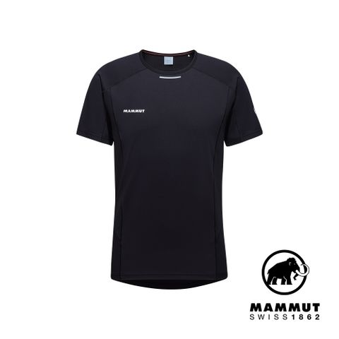 【Mammut 長毛象】Aenergy FL T-Shirt Men 機能輕量抗菌短袖T恤 男款 黑色 #1017-05000